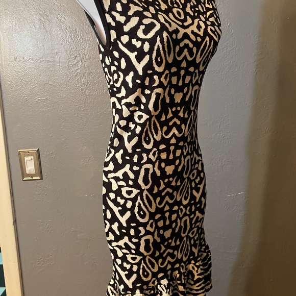 FELICITY & COCO Animal Print Jacquard Sweater Dress - Picture 8 of 16